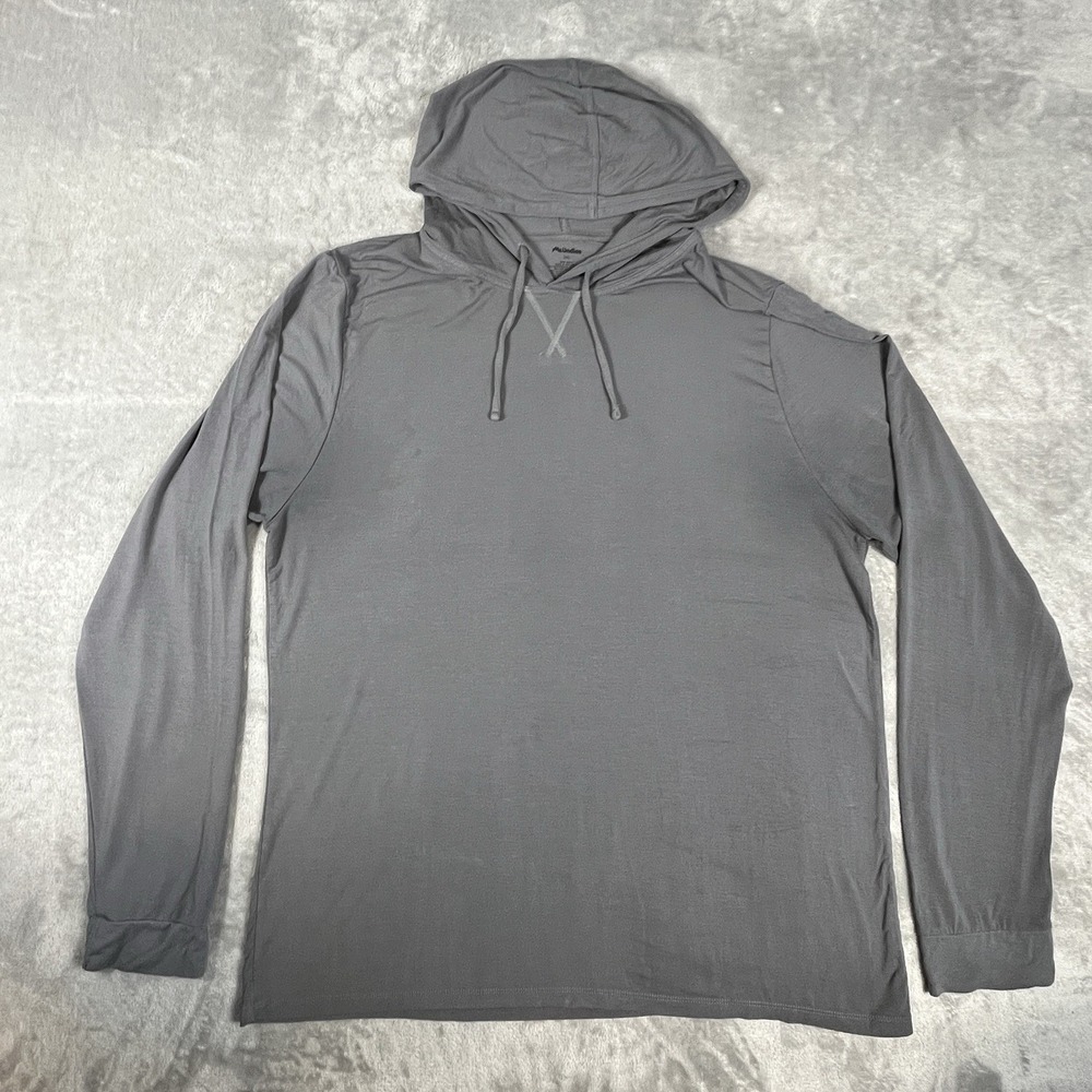 MeUndies UltraModal Pullover Hoodie Mens XXL Gray Lounge Lightweight Casual